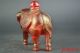 China Collectible Handwork Old Amber Carve Elephant Delicate Snuff Bottle Noble Snuff Bottles photo 3