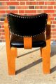 True Vintage Mid Century Modern Thonet Bentwood Chair 1369 In Black Rare 1900-1950 photo 1