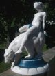 Orientalist Art Deco Harem Dancer Riding Polar Bear Katzhutte Hertwig Statue 9 