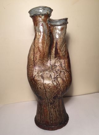 Mid Century Modern Art Pottery Abstract Sculpture Vase 1952 Peter Voulkos Era photo
