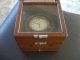 Waltham Ships Chronometer Complete With Gimbles And Mahogany Box Clocks photo 2