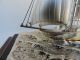 Fine Vintage H - Crafted Japanese Solid Sterling Silver Sail Boat Yacht Ship Japan Other Antique Sterling Silver photo 7