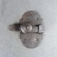 Antique French Wrough Iron Door Slide Bolt Lock Latch Country Rustic Locks & Keys photo 1