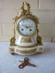C1850 Le Roy Et Fils Paris,  Fire Gild Porcelain Dial Strike The Bell Mantle Clock Clocks photo 1