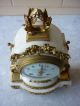 C1850 Le Roy Et Fils Paris,  Fire Gild Porcelain Dial Strike The Bell Mantle Clock Clocks photo 7