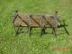 Antique 1800 ' S Pa Dutch Plank Seat Spindle Back Bench Rustic 1800-1899 photo 4