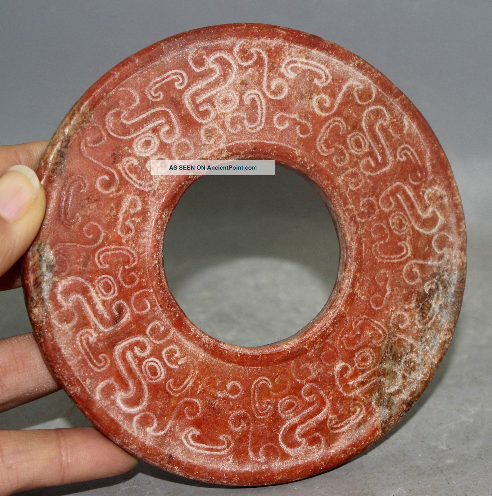Chinese Jade Carved Jade Statue Diameter 12cm Other Antique Chinese Statues photo