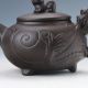 Yixing Sand - Fired Handwork Dragon Shaped Handle Teapot W Lion Lid Teapot D965 Teapots photo 3