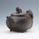 Yixing Sand - Fired Handwork Dragon Shaped Handle Teapot W Lion Lid Teapot D965 Teapots photo 4