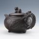 Yixing Sand - Fired Handwork Dragon Shaped Handle Teapot W Lion Lid Teapot D965 Teapots photo 6