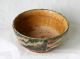 Antique 19`c Ottoman Handmade Redware Glased Pottery Large Ceramic Dish Bowl 14 Islamic photo 1