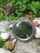 Victorian Antique Small Round Mirror Shabby Boudoir Vanity Primitive & Worn Victorian photo 10