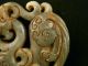 Fine Chinese Nephrite Jade Legendary Beast Pixiu 2faces Pendant O061 Necklaces & Pendants photo 2