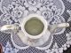 Limoges Cfh Gdm Rose Blue Ribbons Sponged Gold Teapot Coffee Pot Teapots & Tea Sets photo 8