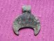 Ancient Rome,  Bronze Pendant In A Shape Of Halfmoon,  2 - 3 Century Ad Roman photo 1