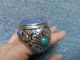 Antique Calligraphy Arabic Islamic Persian Intaglio Amulet Silver Ring 56.  6g Islamic photo 8