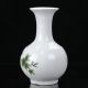 Hand - Painted Colorful Porcelain Tree & Brid Vase W Qianlong Mark B915 Vases photo 3
