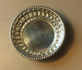 Antique Sterling Silver Nut Dish photo
