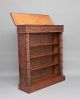 19th Century Carved Oak Victorian Open Bookcase 1800-1899 photo 2