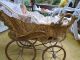 Vintage Wicker Large Doll Carriage 1930 ' S Good Condtion Baby Carriages & Buggies photo 9
