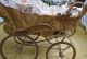 Vintage Wicker Large Doll Carriage 1930 ' S Good Condtion Baby Carriages & Buggies photo 1