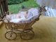 Vintage Wicker Large Doll Carriage 1930 ' S Good Condtion Baby Carriages & Buggies photo 7