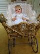 Vintage Wicker Large Doll Carriage 1930 ' S Good Condtion Baby Carriages & Buggies photo 8