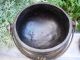 Antique Falkirk Cast Iron Cauldron With Lid Garden Planter Herbs Bulbs (1021) Garden photo 5