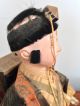 Vintage Japanese Samurai Doll Gofun Face Label Tanabe Doll Co.  Tokyo 12in Dolls photo 5