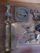 Antique Brass Architectural Key Holder Picture Hooks Ring Pull Lion Paw Castor Other Antique Hardware photo 3