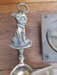 Antique Brass Architectural Key Holder Picture Hooks Ring Pull Lion Paw Castor Other Antique Hardware photo 6
