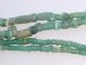String Roman Green Coloured Glass Beads Circa 100 - 400 A.  D. Roman photo 4