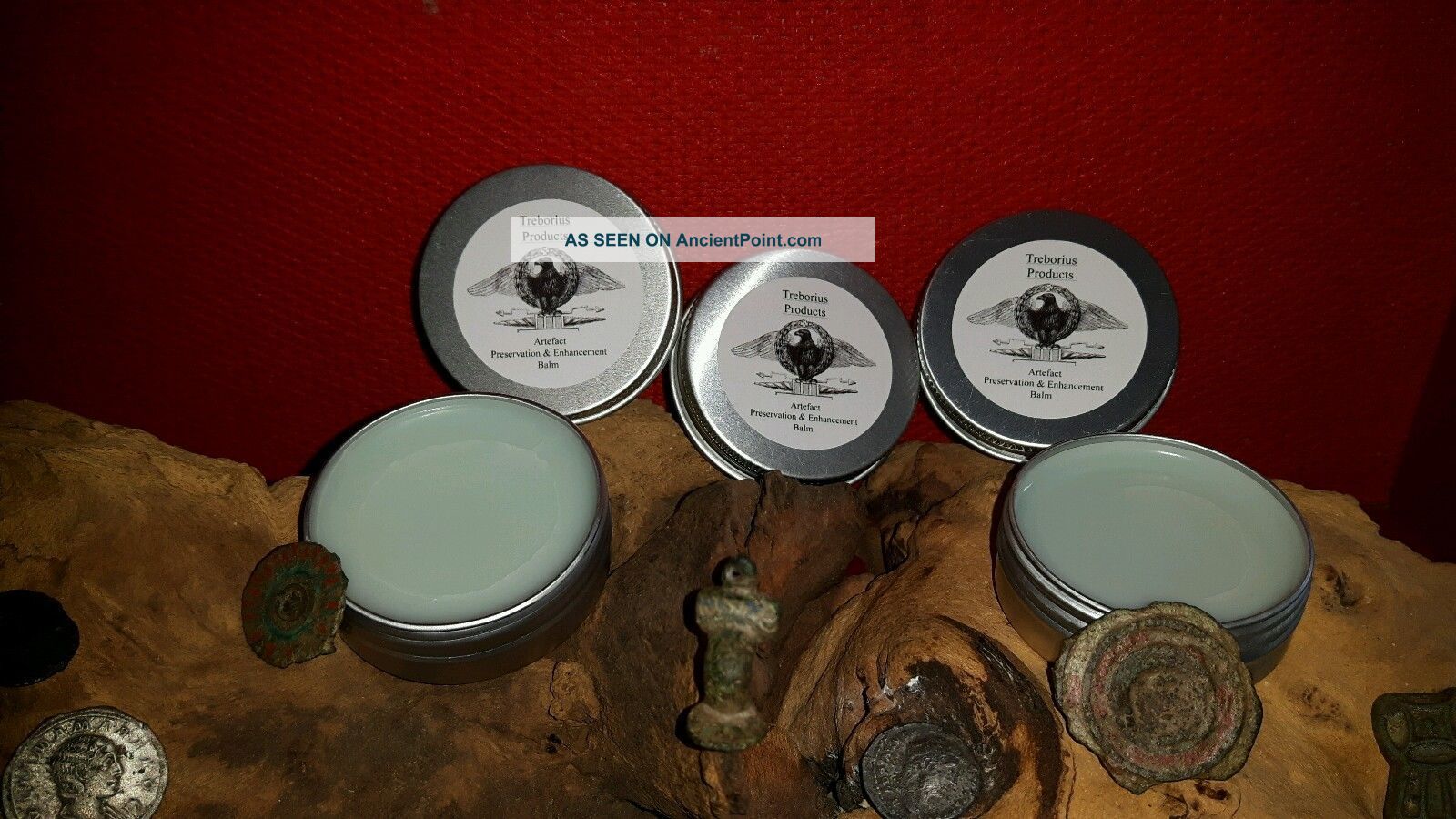 Treborius Artifact Enhancement Balm For Roman And Saxon Metal Detecting Finds Roman photo