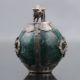 Collectable Green Jade Armor Tibetan Silver Hand - Carve Zodiac Statue - - Cattle Other Antique Chinese Statues photo 1