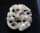 Chinese Old Natural Jade Hand - Carved Statue Dragon Amulet Pendant B729 Necklaces & Pendants photo 1