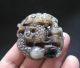 Chinese Old Natural Jade Hand - Carved Statue Dragon Amulet Pendant B729 Necklaces & Pendants photo 2