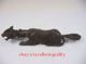 Old Handwork China Decorated Copper Usable Tiger Shaped Lock And Key Other Antique Chinese Statues photo 1
