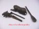 Old Handwork China Decorated Copper Usable Tiger Shaped Lock And Key Other Antique Chinese Statues photo 3