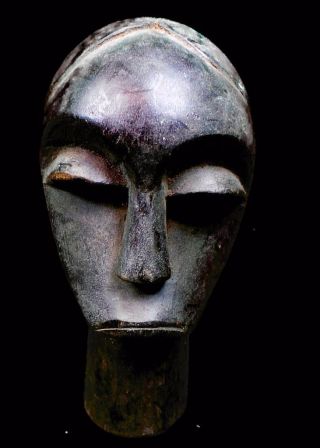 Old Tribal Fang Reliquary Head Figure Mask - - - - - Gabon photo