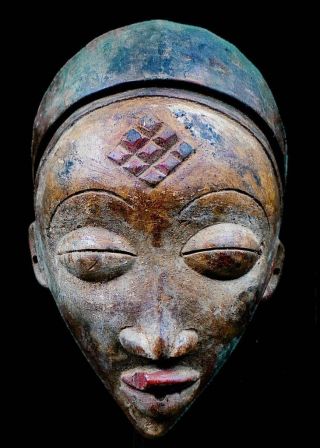 Tribal Punu Okuyi Mask - - - - - Gabon photo