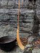 Primitive Old England Witch Hearth Broom Wood Pegged 64 