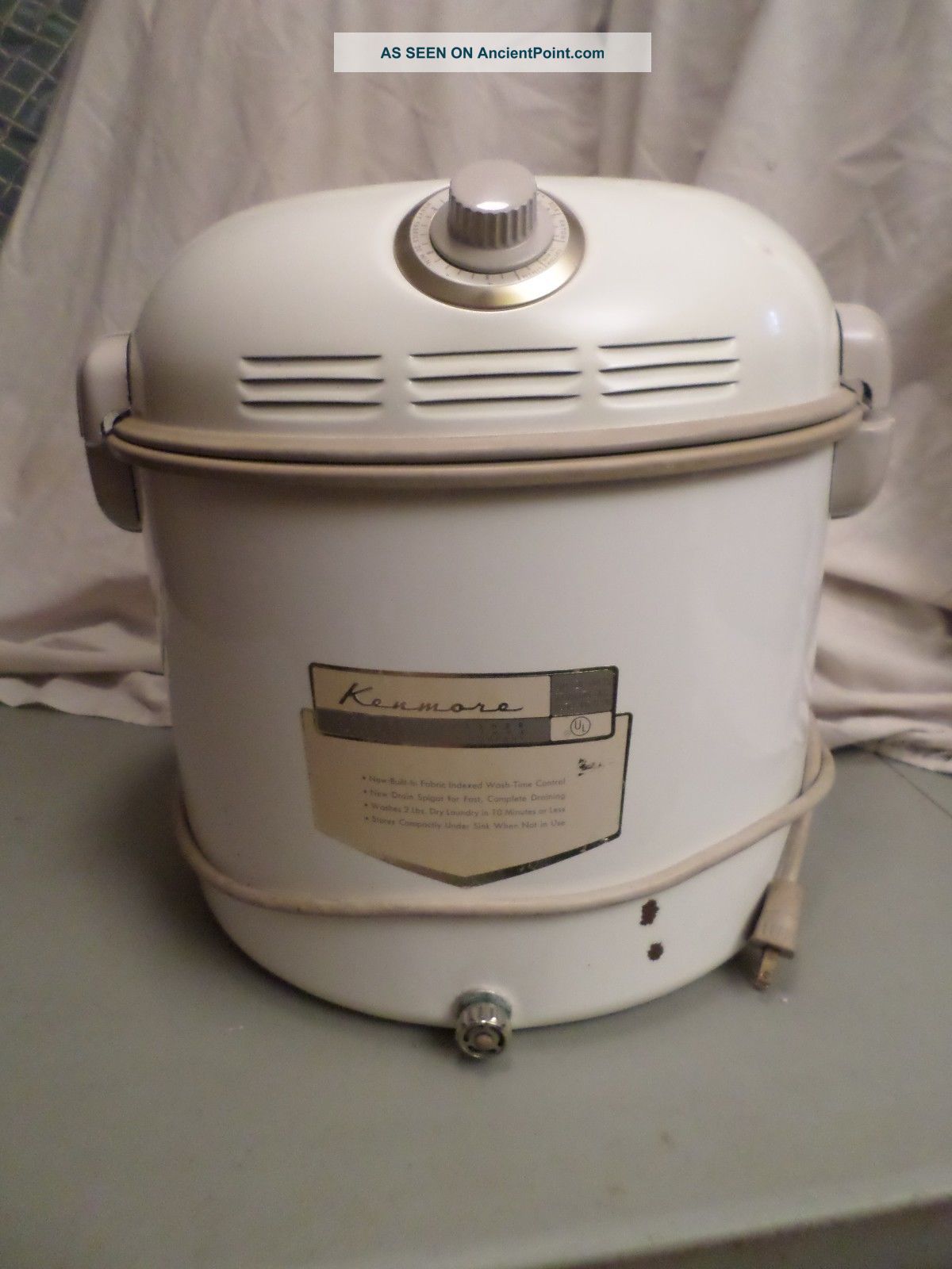 Vintage Kenmore Portable Washer Automatic Timer Model 305.  73470, Washing Machines photo