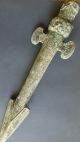 Massive Chinese Bronze Spearhead Socket Spear Circa 771 - 445bc Roman photo 1