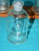 Chemistry Lab Apothecary Glass Bottles Wheaton No - Solv - It Usa W/wood Stand/rack Bottles & Jars photo 3