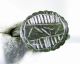 Ancient Roman Bronze Ring With Decorated Bezel - Wearable - Ef53 Roman photo 1
