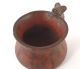 Pre Columbian Pottery Cup Vessel Jaguar Handle Artifact The Americas photo 5