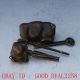 Rare Collectibles Chinese Old Style Brass Carved Pig Lock With Key Other Antique Chinese Statues photo 2
