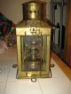 Vintage Cargo Light 1939 Great Britain No.  3954 Pre Owned Brass Lamps & Lighting photo 1