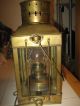 Vintage Cargo Light 1939 Great Britain No.  3954 Pre Owned Brass Lamps & Lighting photo 2