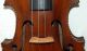 Fine Antique German 4/4 Master Violin With Lionhead - Label: Jacobus Stainer String photo 3
